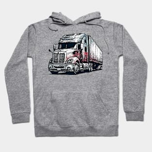 Semi Trailer Truck Hoodie